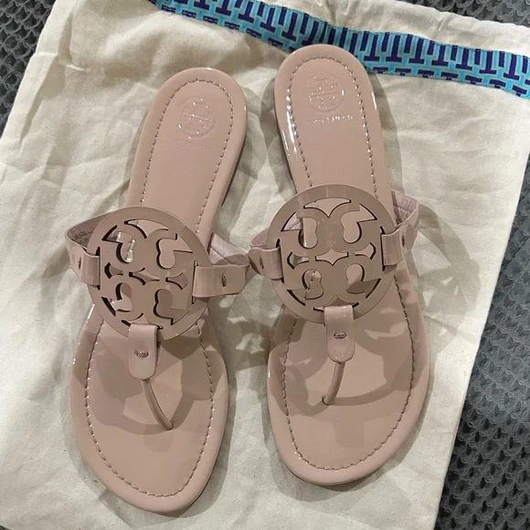 Tory Burch Blush Pink Thong Sandals - Picture 2 of 7